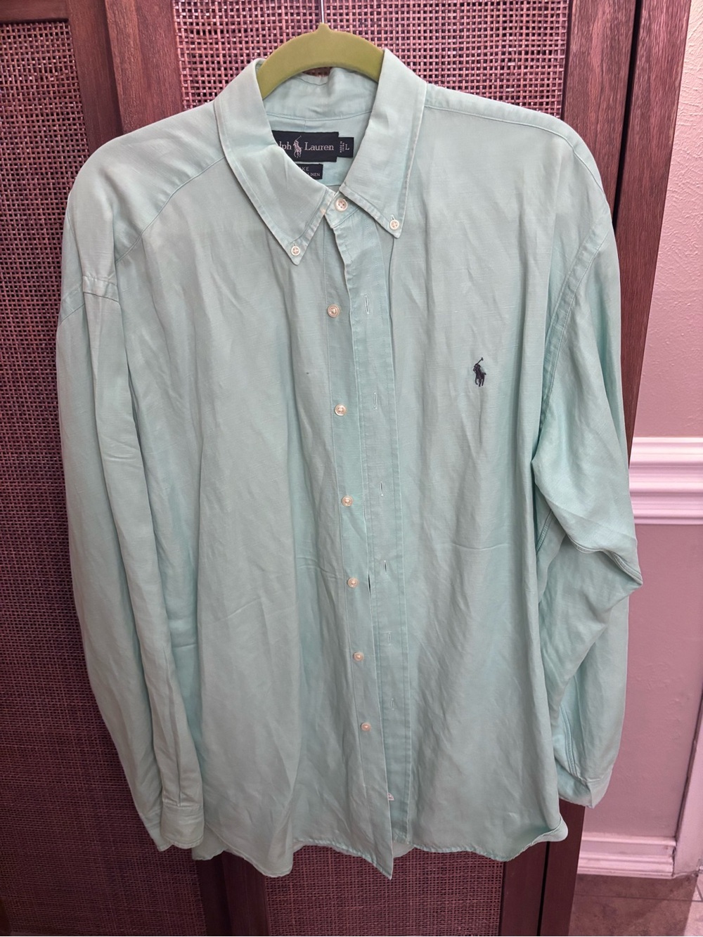 Ralph Lauren Aqua Blake Button Down